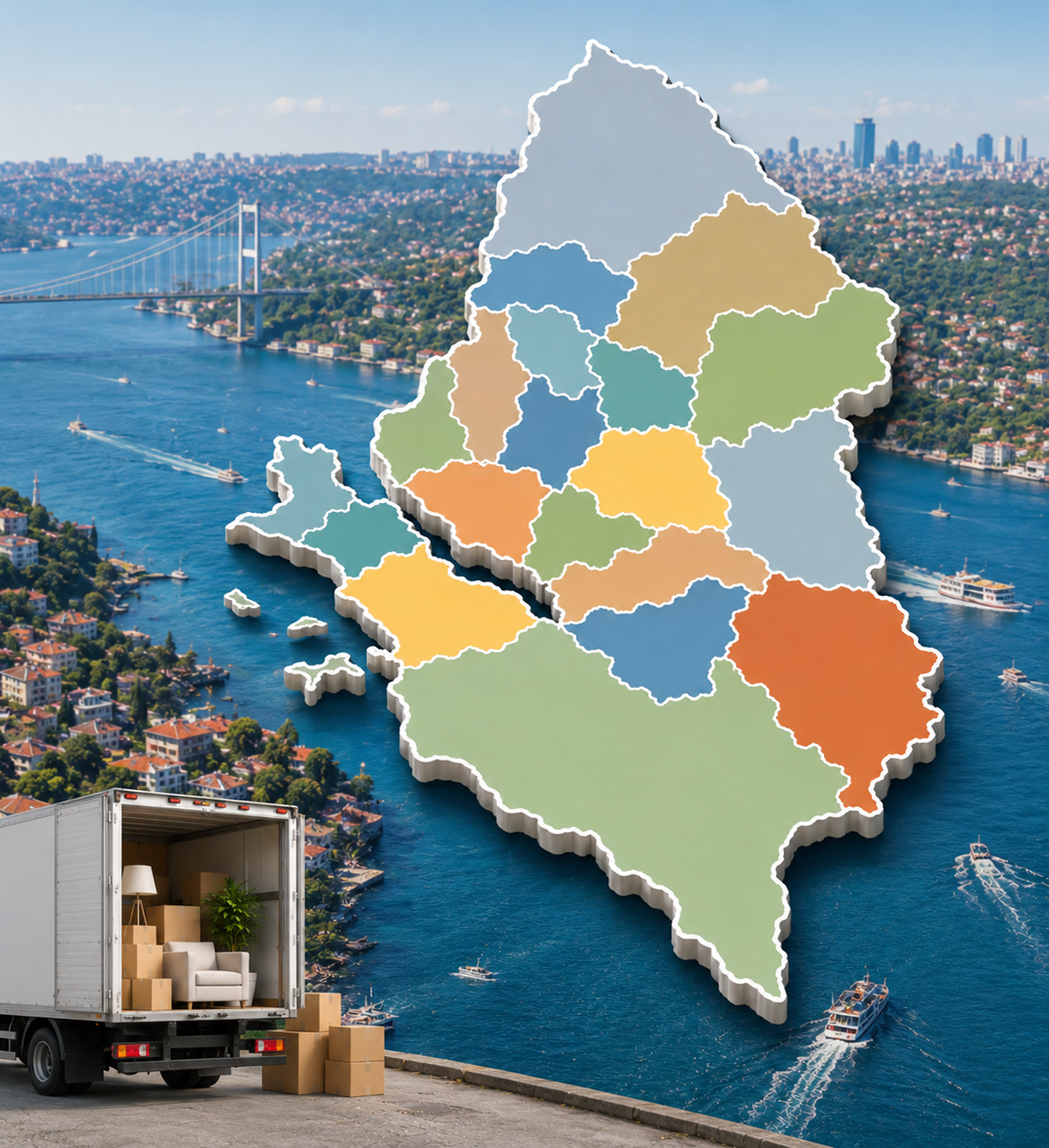 İstanbul Anadolu Yakası Evden Eve Nakliyat Hizmeti