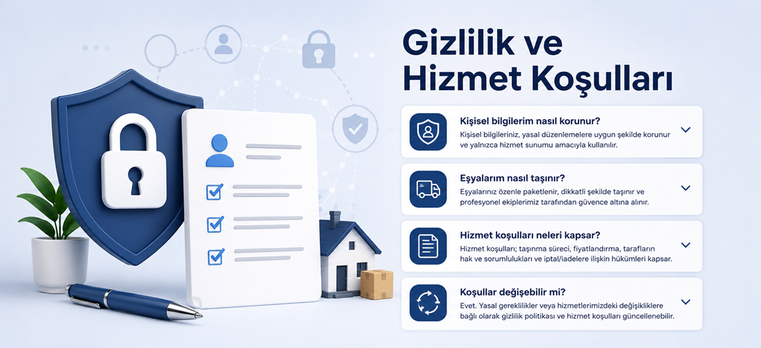  Gizlilik ve Hizmet Koşulları 