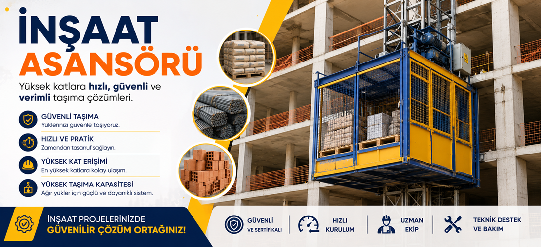  İnşaat Asansörü 